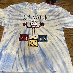 Disney’s Pixar Forky from Toy Story 4 tie dyed shirt